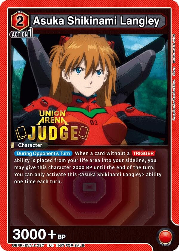 Image for Asuka Shikinami Langley (Judge Pack) (UEPR) (UEPR/EVA-1-087) - Union Arena