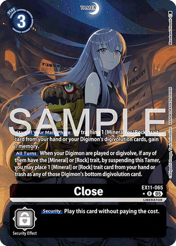 Close [EX11-065] (Alternate Art) [Dawn of Liberator]