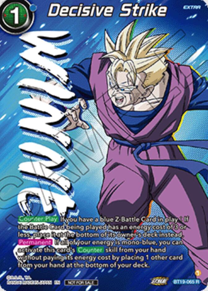 Decisive Strike (Ultra-Bout Series Tournament Pack Vol.1) (Winner) (BT19-065) [Tournament Promotion Cards]