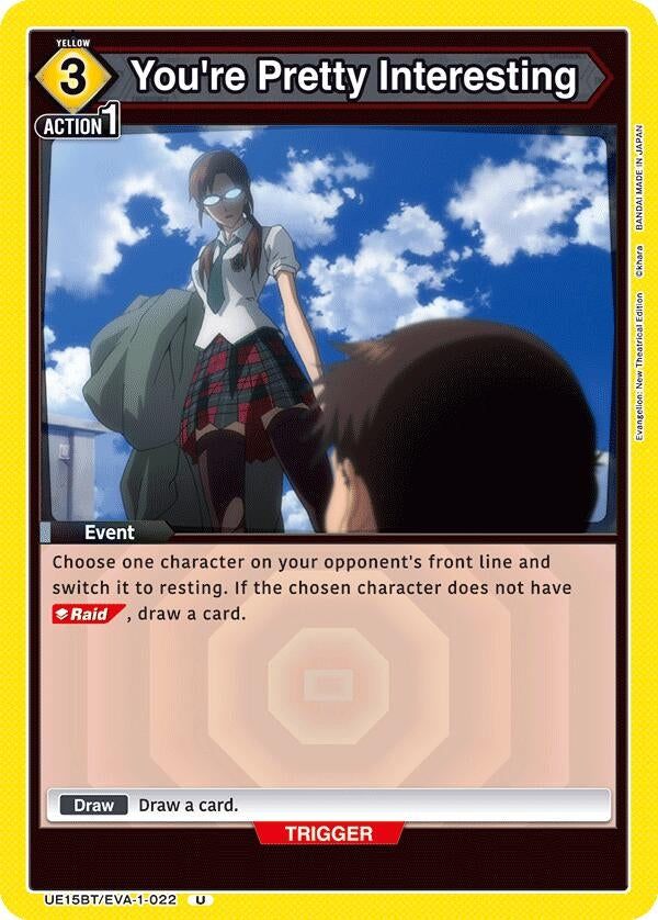 Image for You're Pretty Interesting (UE15BT) (UE15BT/EVA-1-022) - Union Arena