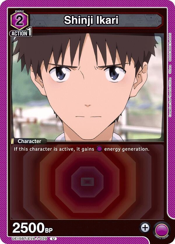 Image for Shinji Ikari (029) (UE15BT) (UE15BT/EVA-1-029) - Union Arena