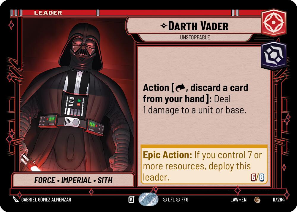 Darth Vader - Unstoppable (11/264) (11/264) [A Lawless Time]