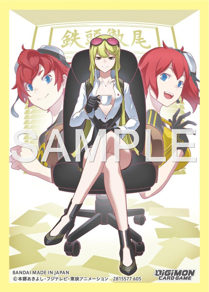 Digimon TCG: Official Card Sleeves (Digimon Story Cyber Sleuth - Kyoko with Takumi, Ami)