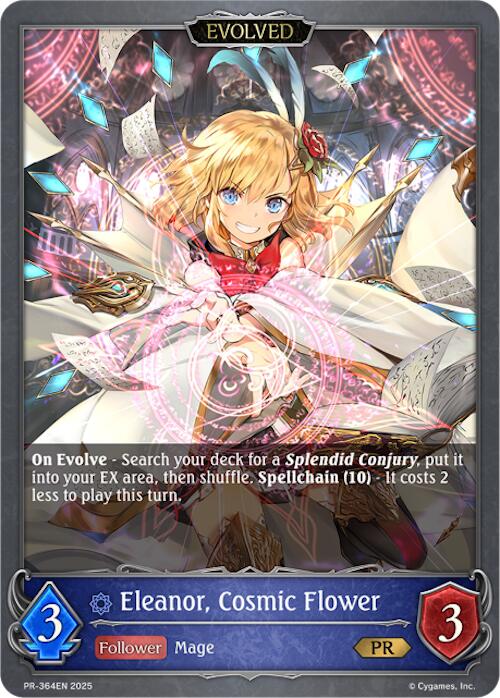 Eleanor, Cosmic Flower (Evolved) (PR-364) (PR-364EN) [Promotional Cards]