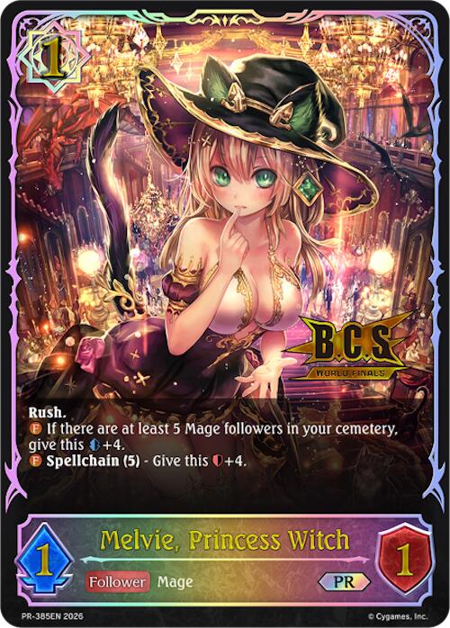 Melvie, Princess Witch (PR-385EN) [Promotional Cards]