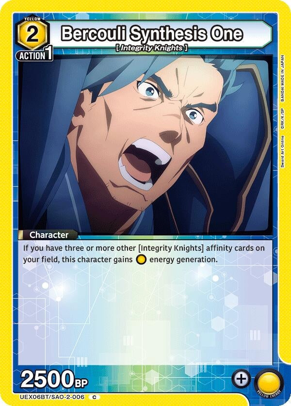 Image for Bercouli Synthesis One (UEX06BT) (UEX06BT/SAO-2-006) - Union Arena