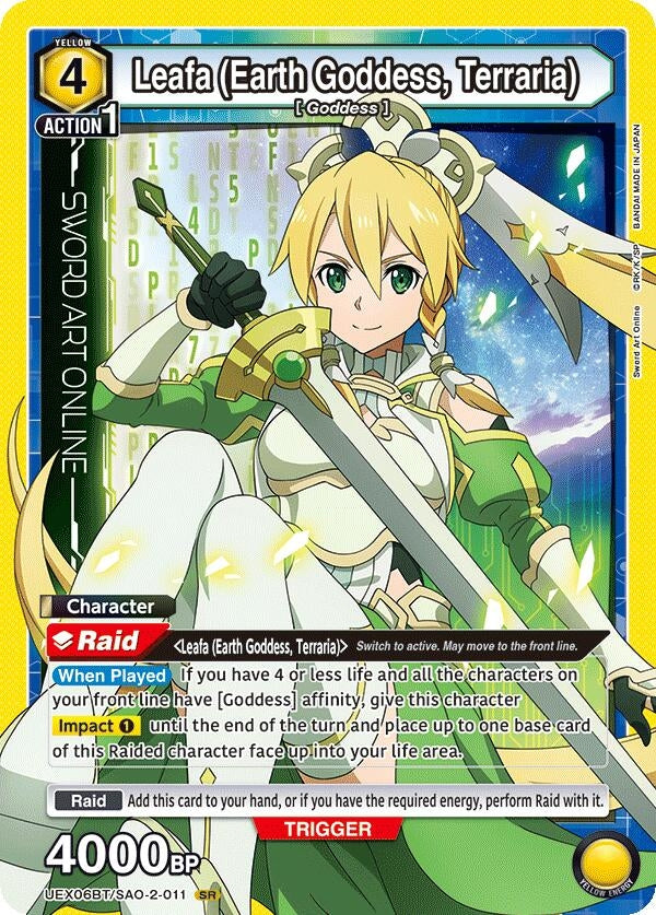 Image for Leafa (Earth Goddess, Terraria) (UEX06BT) (UEX06BT/SAO-2-011) - Union Arena