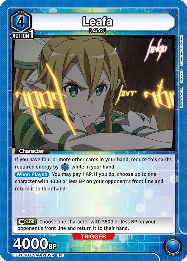 Image for Leafa (024) (UEX06BT) (UEX06BT/SAO-2-024) - Union Arena