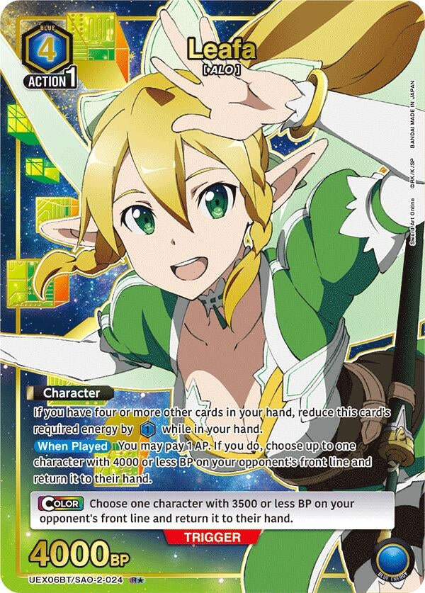 Image for Leafa (024) (R*) (UEX06BT) (UEX06BT/SAO-2-024) - Union Arena