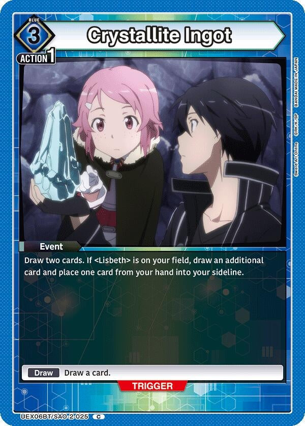 Image for Crystallite Ingot (UEX06BT) (UEX06BT/SAO-2-025) - Union Arena