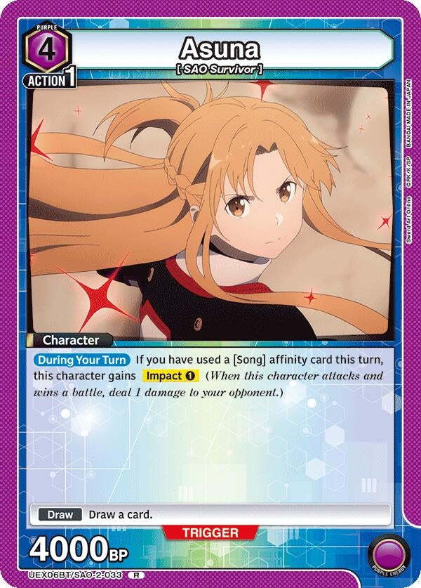 Image for Asuna (033) (UEX06BT) (UEX06BT/SAO-2-033) - Union Arena