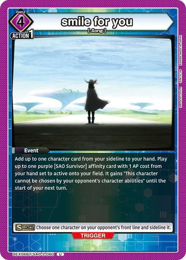 Image for smile for you (UEX06BT) (UEX06BT/SAO-2-060) - Union Arena