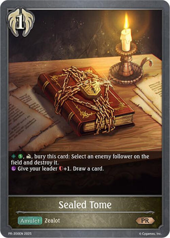 Sealed Tome (PR-356EN) [Promotional Cards]