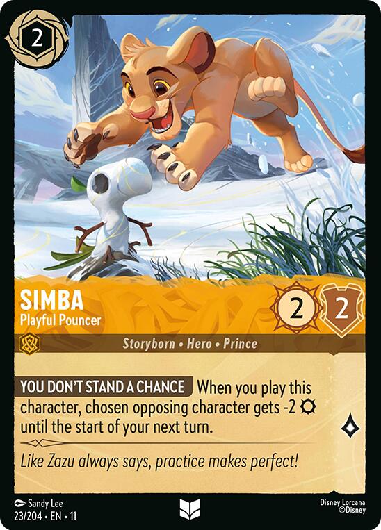 Simba - Playful Pouncer (23/204) [Winterspell]