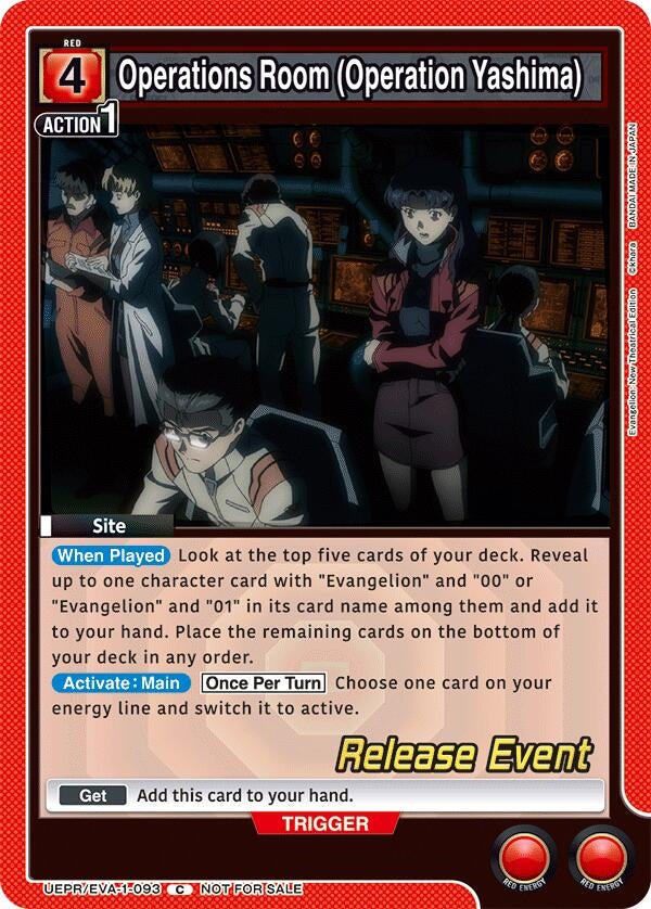 Image for Operations Room (Operation Yashima) (UE15BT_RE) (UEPR/EVA-1-093) - Union Arena