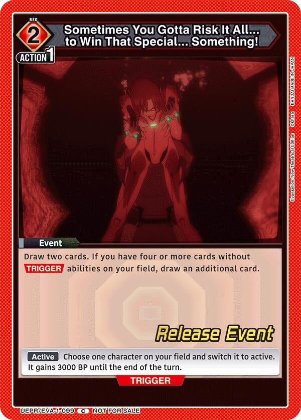 Image for Sometimes You Gotta Risk It All... to Win That Special... Something! (UE15BT_RE) (UEPR/EVA-1-099) - Union Arena