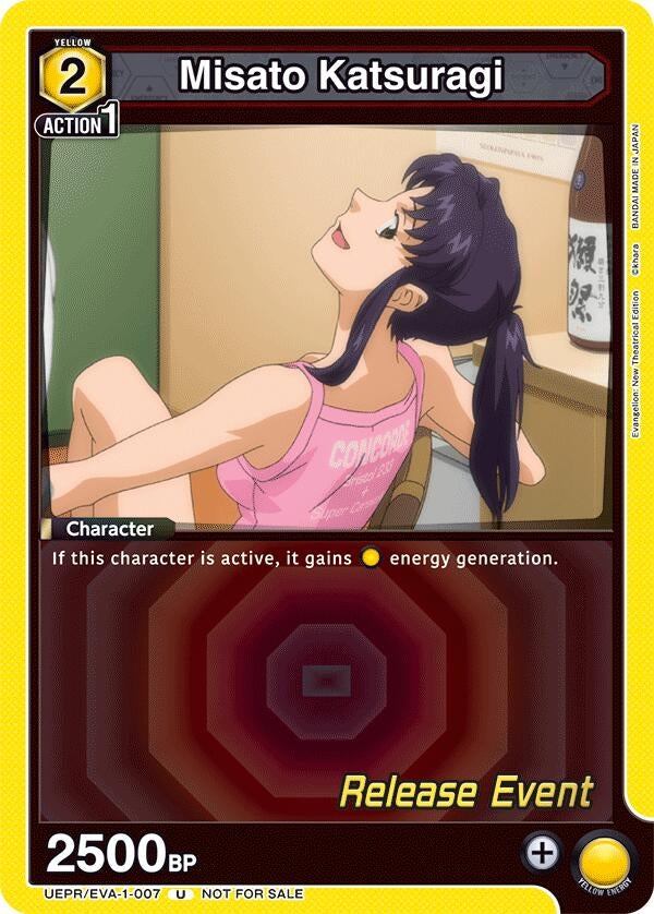 Image for Misato Katsuragi (007) (UE15BT_RE) (UEPR/EVA-1-007) - Union Arena