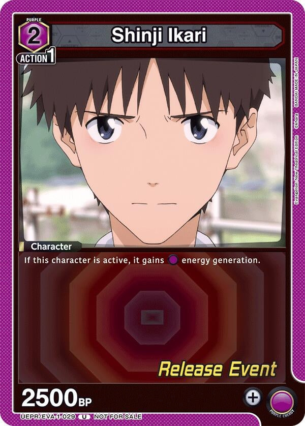 Image for Shinji Ikari (029) (UE15BT_RE) (UEPR/EVA-1-029) - Union Arena