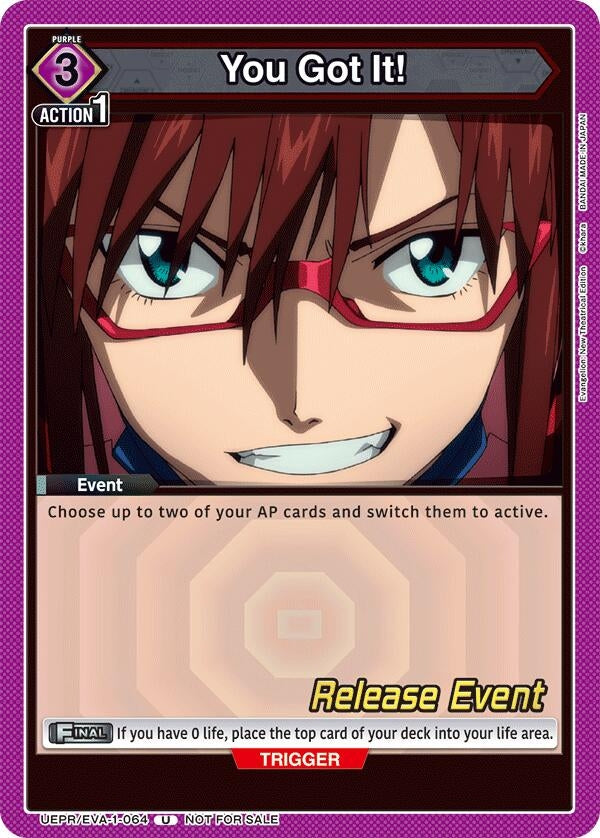 Image for You Got It! (UE15BT_RE) (UEPR/EVA-1-064) - Union Arena