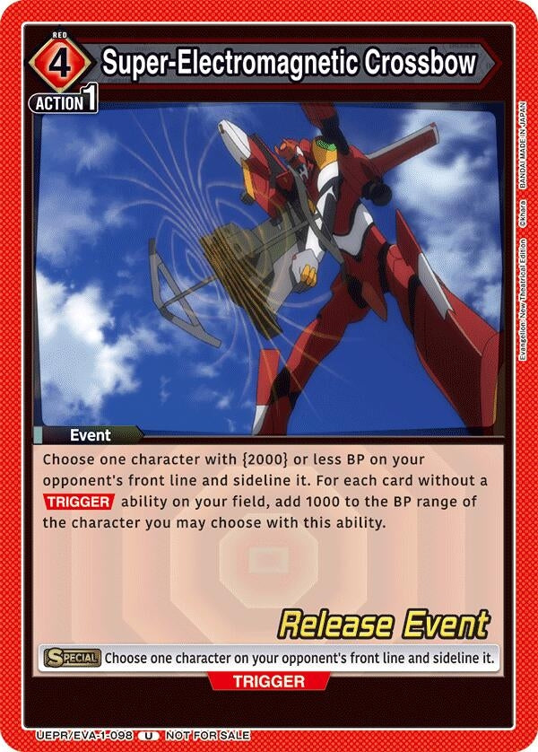 Image for Super-Electromagnetic Crossbow (UE15BT_RE) (UEPR/EVA-1-098) - Union Arena