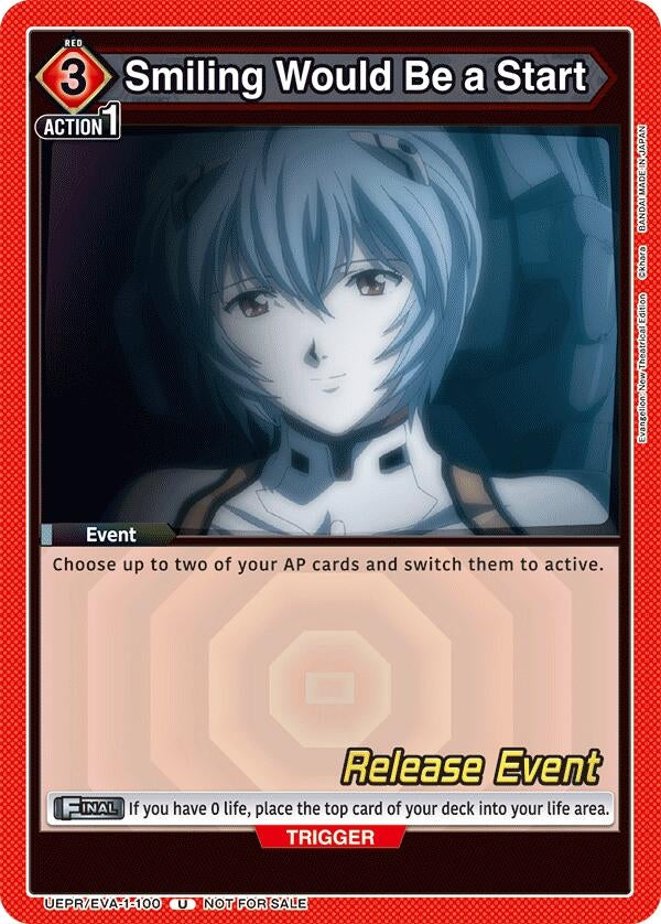 Image for Smiling Would Be a Start (UE15BT_RE) (UEPR/EVA-1-100) - Union Arena