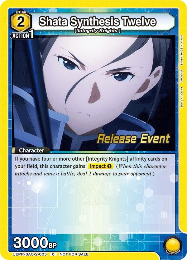 Image for Shata Synthesis Twelve (UEX06BT_RE) (UEPR/SAO-2-005) - Union Arena