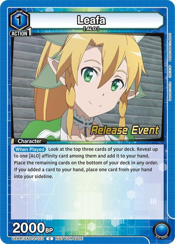 Image for Leafa (023) (UEX06BT_RE) (UEPR/SAO-2-023) - Union Arena