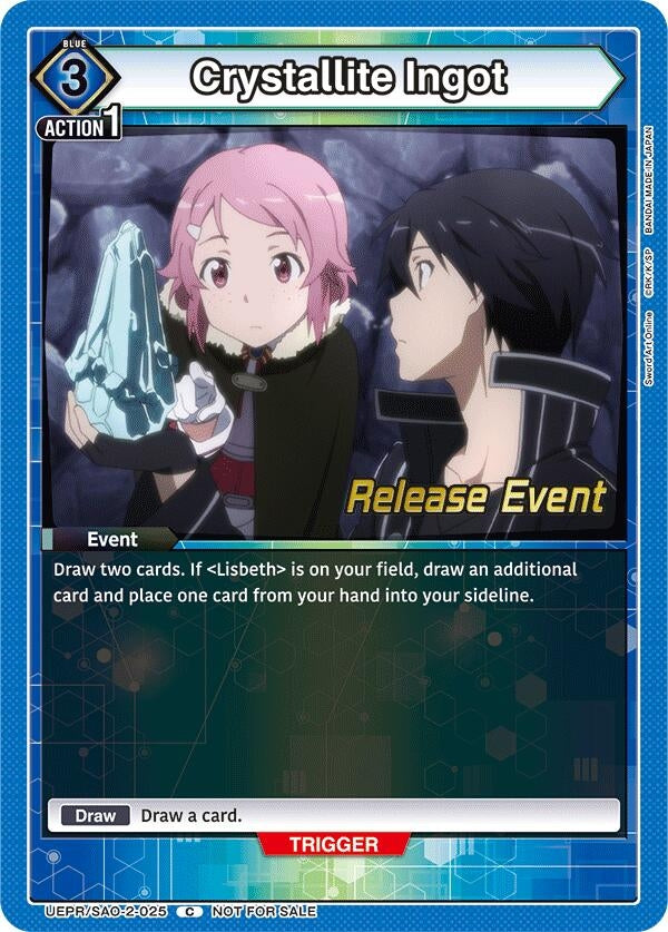 Image for Crystallite Ingot (UEX06BT_RE) (UEPR/SAO-2-025) - Union Arena
