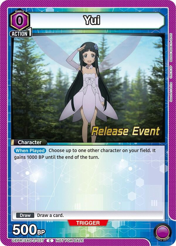 Image for Yui (027) (UEX06BT_RE) (UEPR/SAO-2-027) - Union Arena
