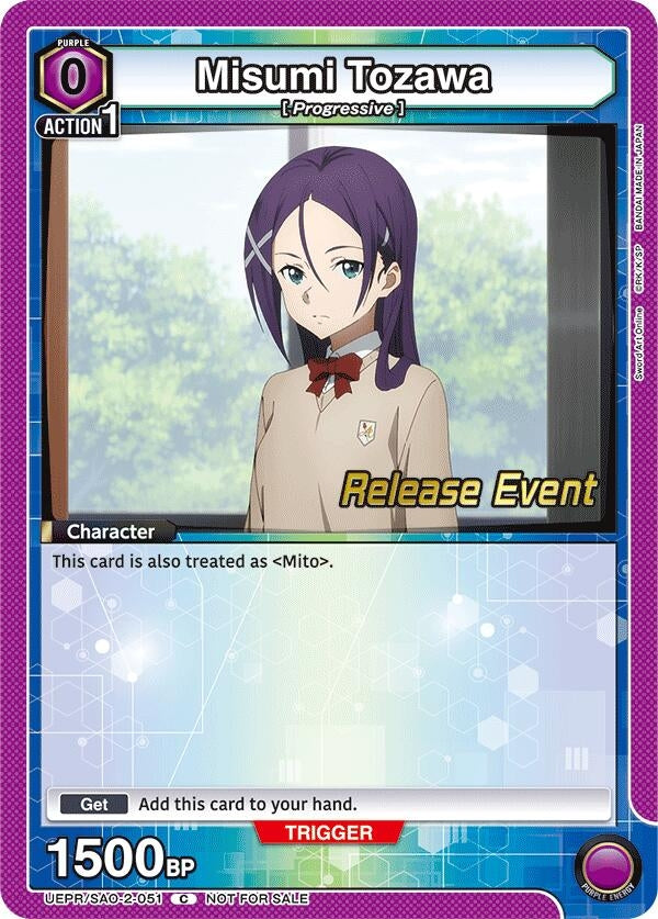 Image for Misumi Tozawa (UEX06BT_RE) (UEPR/SAO-2-051) - Union Arena