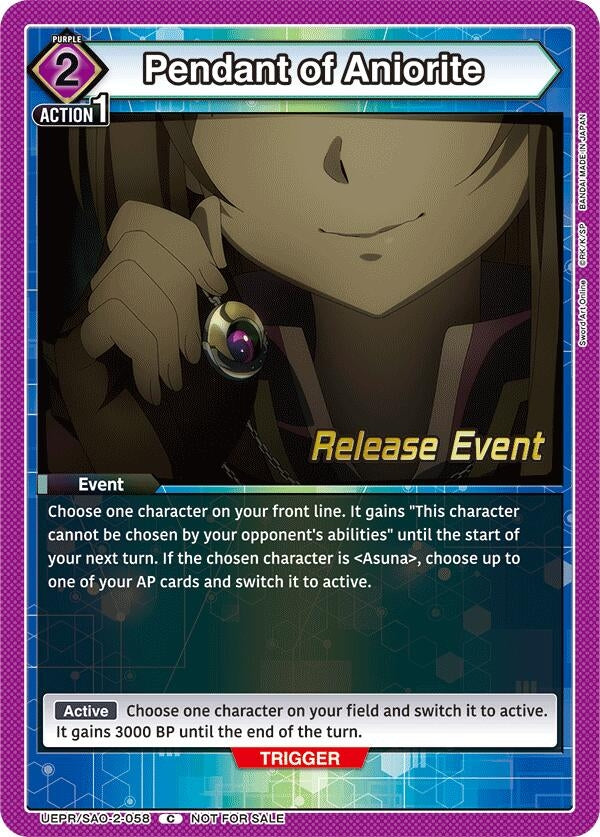 Image for Pendant of Aniorite (UEX06BT_RE) (UEPR/SAO-2-058) - Union Arena
