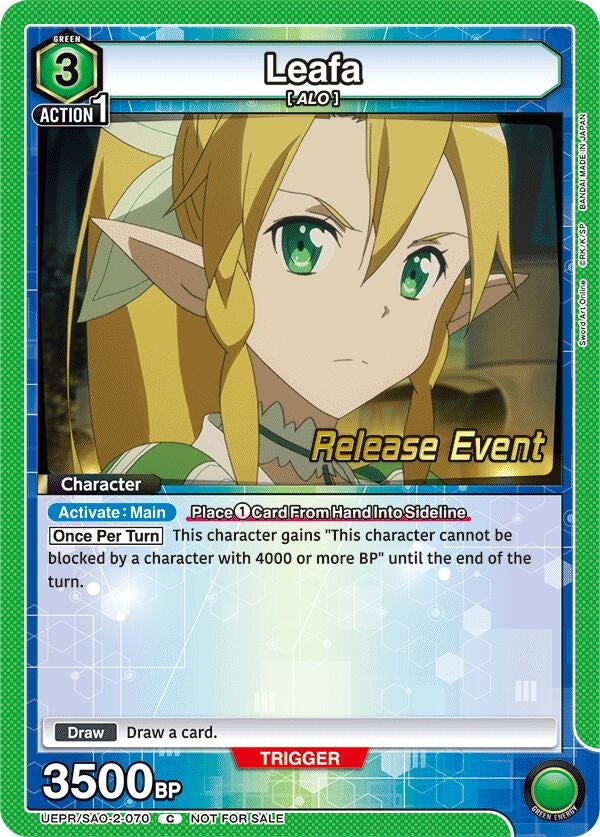 Image for Leafa (070) (UEX06BT_RE) (UEPR/SAO-2-070) - Union Arena