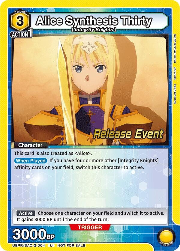 Image for Alice Synthesis Thirty (UEX06BT_RE) (UEPR/SAO-2-004) - Union Arena