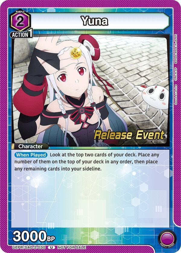 Image for Yuna (030) (UEX06BT_RE) (UEPR/SAO-2-030) - Union Arena