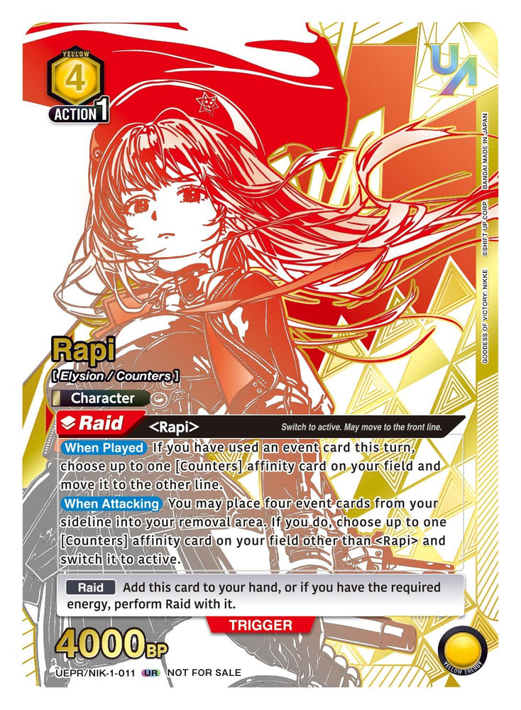 Image for Rapi (011) (UEPR) (UEPR/NIK-1-011) - Union Arena