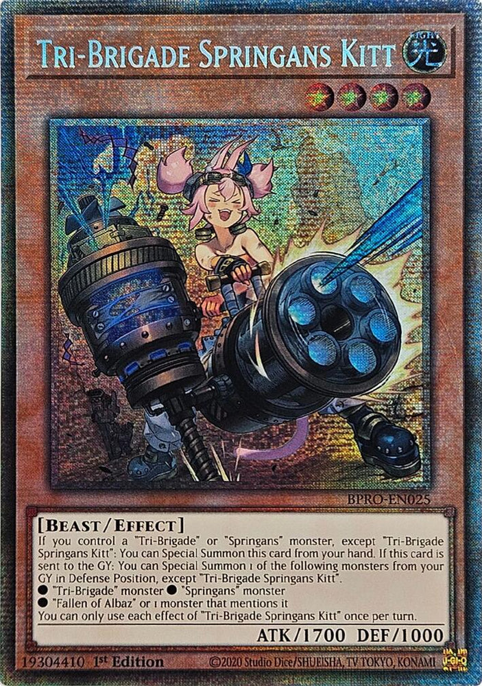 Tri-Brigade Springans Kitt (Starlight Rare) [BPRO-EN025] Starlight Rare