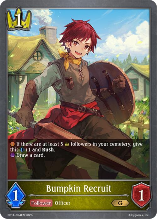 Bumpkin Recruit (BP14-024EN) [Banquet of Dreams]