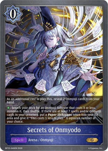 Secrets of Onmyodo (BP15-046EN) [Trial of the Omens]