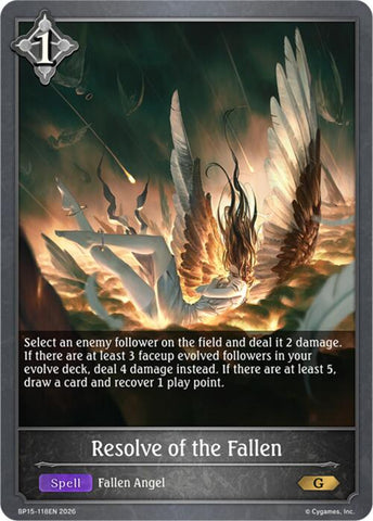 Resolve of the Fallen (BP15-118EN) [Trial of the Omens]