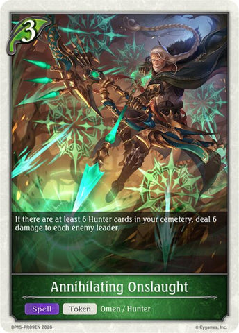 Annihilating Onslaught - PR09 (BP15-PR09EN) [Trial of the Omens]