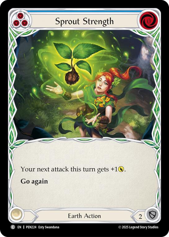 Sprout Strength (Blue) (Regular) [PEN224] (Compendium of Rathe)