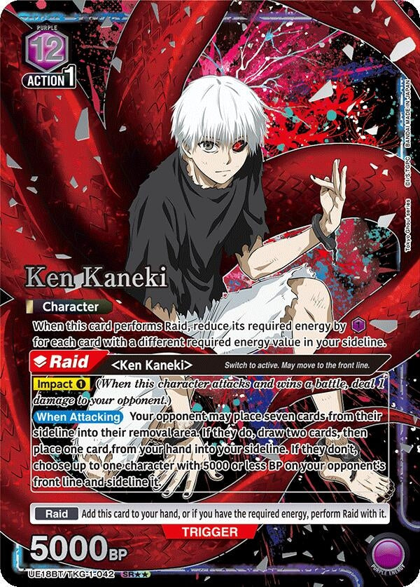Image for Ken Kaneki (042) (SR**) (UE18BT) (UE18BT/TKG-1-042) - Union Arena
