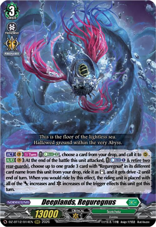 Deeplands, Reguregnus (DZ-BT12/014EN) [Chasm of Lost Souls]