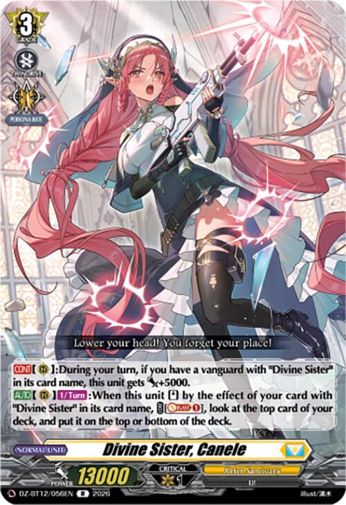 Divine Sister, Canele (DZ-BT12/056EN) [Chasm of Lost Souls]