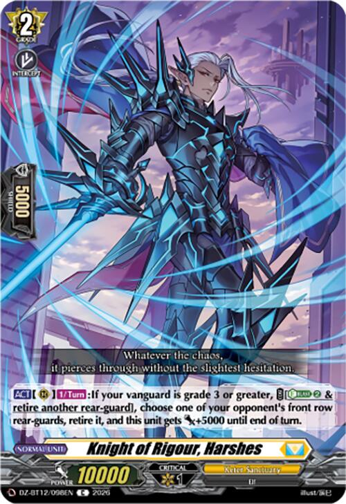 Knight of Rigour, Harshes (DZ-BT12/098EN) [Chasm of Lost Souls]