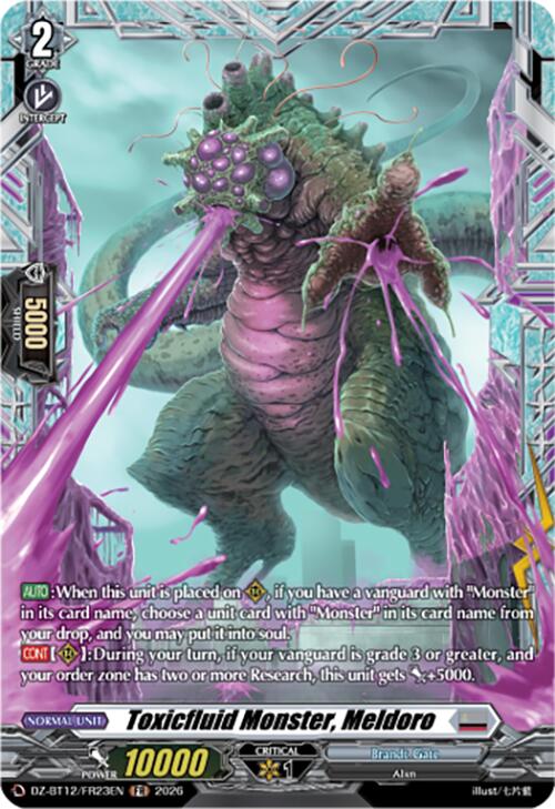 Toxicfluid Monster, Meldoro (DZ-BT12/FR23EN) [Chasm of Lost Souls]