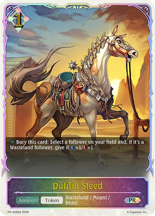 Dutiful Steed (PR-346EN) [Promotional Cards]