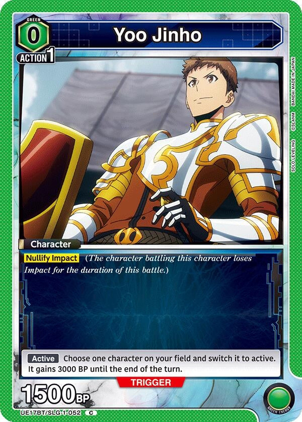Image for Yoo Jinho (052) (UE17BT) (UE17BT/SLG-1-052) - Union Arena