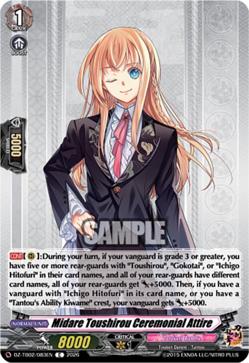Midare Toushirou Ceremonial Attire (DZ-TB02/083EN) [Touken Ranbu: ONLINE 2026]