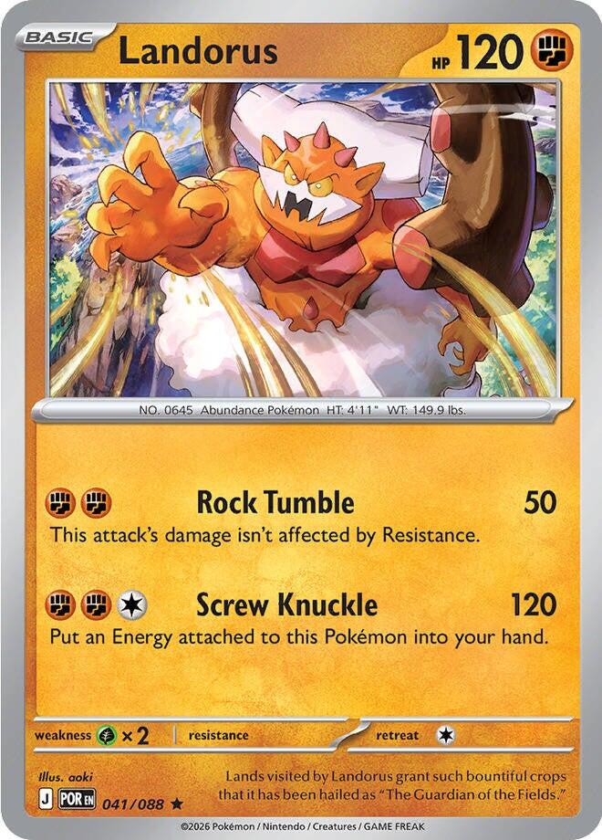 Landorus (041/088) [Mega Evolution: Perfect Order]